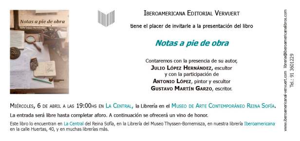 Invitacion Julio López Reina Sofía (1)